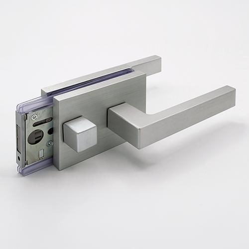 Serratura magnetica - M-Lock IN - GFS Italian Innovative Glass Fixing - con impugnatura / senza chiave / per porta a vetri