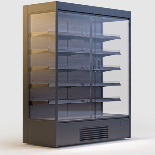 Vetrina refrigerata con scaffali - KING INVERTER DUT - IGLOO - per negozio / in acciaio inox / nera