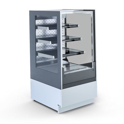 Vetrina refrigerata con scaffali - CUBE 2 OPEN MOD C - IGLOO - per pasticceria / per panetteria / in acciaio inossidabile