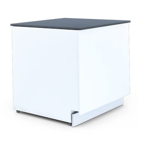 Banco cassa modulare - LADA CUBE 2 LS P - IGLOO - in legno / in melaminico / in acciaio inossidabile