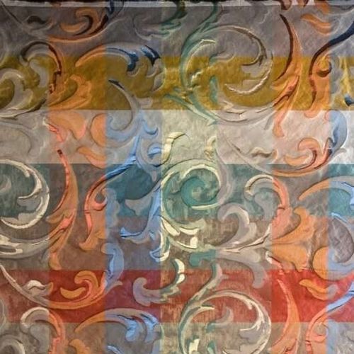 Tessuto da tappezzeria - BABYLON 3294  - Decobel srl - a motivi / in lino / in seta