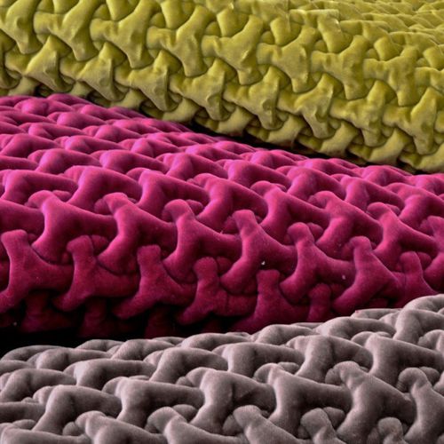 Tessuto da tappezzeria - CASTORE 4201 - Decobel srl - con motivi geometrici / in poliestere / in cotone