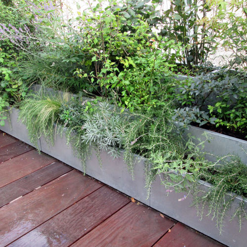Fioriera in zinco - JARDINIERE ESCALIER - Tonton Zingueur - rettangolare / su misura / modulabile
