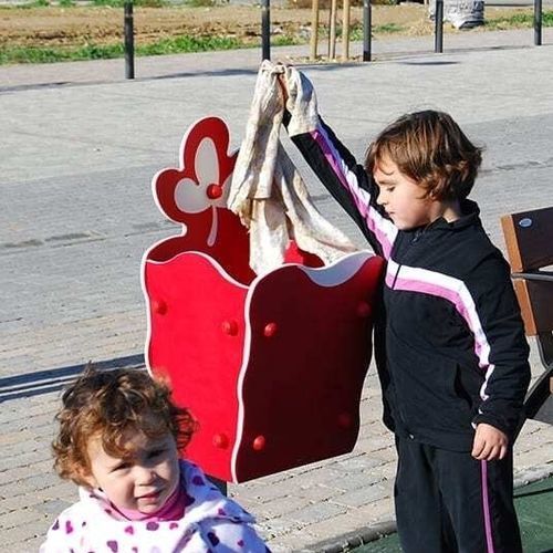 Portarifiuti per parco giochi - R3190 SERIES - Industrias Agapito - pubblico / in polietilene ad alta densità HDPE / da esterno