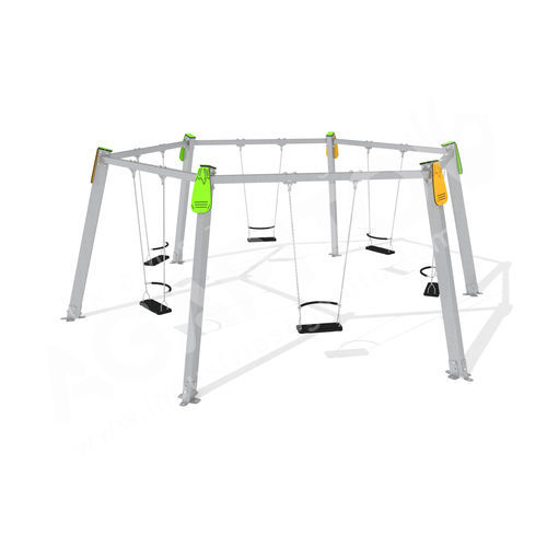 Altalena in metallo - R4170  - Industrias Agapito - per parco giochi / multipla