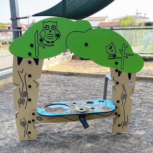 Tavolo da gioco per bambini per esterni - SAND FOREST  - Industrias Agapito - contemporaneo / per parco giochi / in metallo