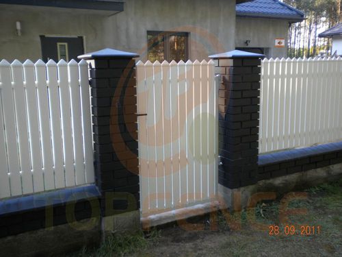 Recinzione a sbarre - TRADITIONAL SIMPLE - Top Fence - da giardino / in PVC