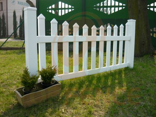 Recinzione a sbarre - TRADITIONAL SCALLOPED - Top Fence - da giardino / in PVC / contemporanea