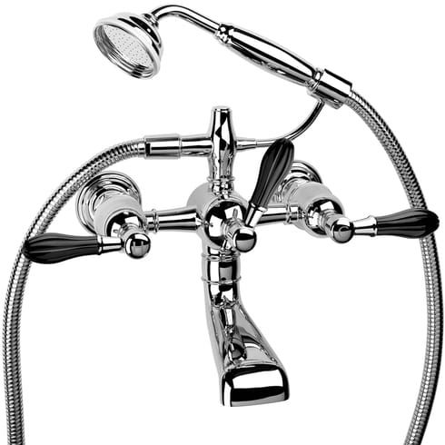 Miscelatore doppio comando per doccia - V2K32GB-CP - Samuel Heath & Sons - per vasca / da parete / in metallo cromato