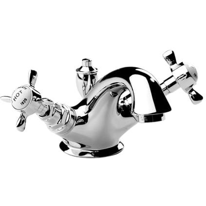 Miscelatore doppio comando per lavabo - VAC10-CP - Samuel Heath & Sons - da appoggio / in metallo cromato / da bagno