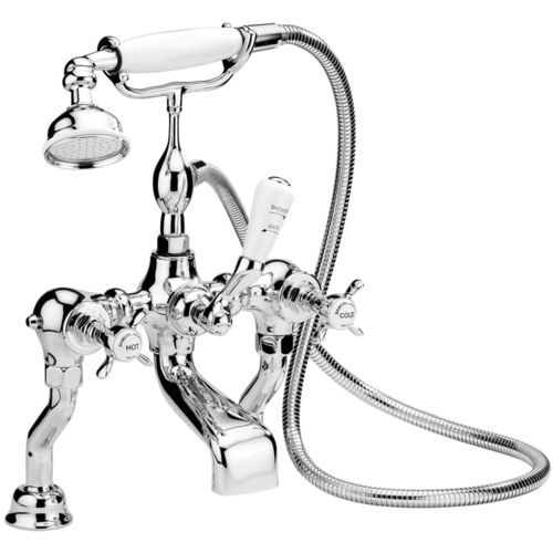 Miscelatore doppio comando per vasca - VAC36-D-CP - Samuel Heath & Sons - da appoggio / in metallo cromato / in nichel