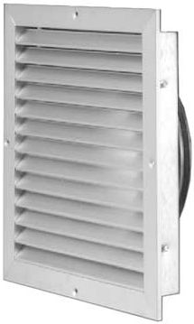 Griglia di ventilazione in alluminio - VR - Lindab - quadrata / bianca