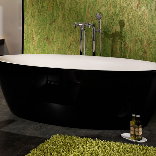 Vasca da bagno ovale - DIP - AQUAdesign - da appoggio / in composito / in acrilico