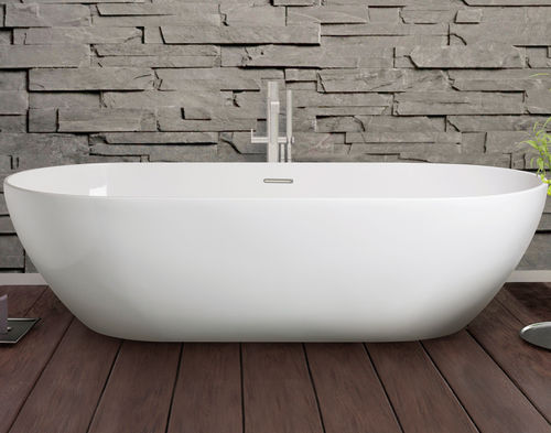 Vasca da bagno ovale - ACCESS 33 - AQUAdesign - da appoggio / in composito / in acrilico