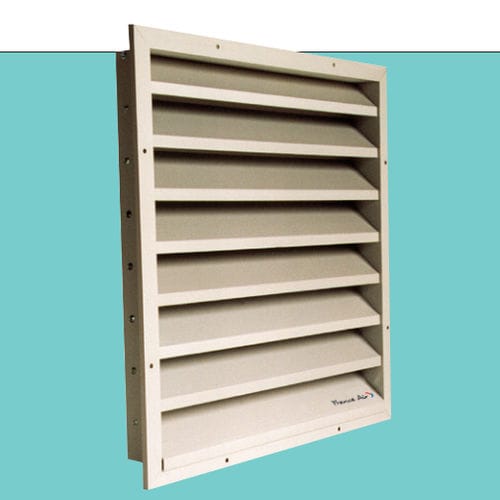 Griglia di ventilazione in alluminio - GLA - AIRSUN - in alluminio anodizzato / rettangolare / per esterni
