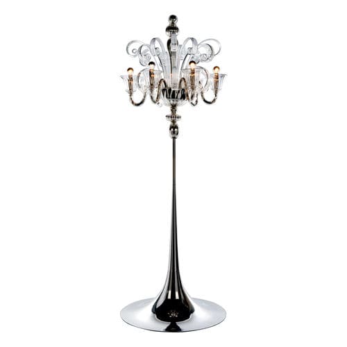 Lampada da terra - IDOLE - Veronese - in ottone / in vetro di Murano / classica