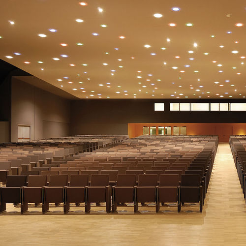 Poltrona per auditorium contemporanea - M100  - Lamm srl - in schiuma di poliuretano / pieghevole / contract