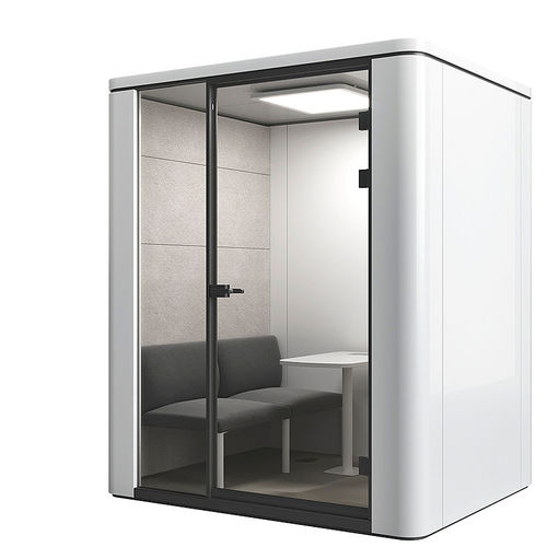 Ufficio POD ergonomico - SE:CUBE - Sedus - con illuminazione LED integrata / con presa di corrente integrata / in vetro