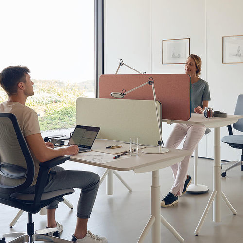 Scrivania per open space - SE:LAB E-DESK A - Sedus - da terra / contemporanea / in rovere