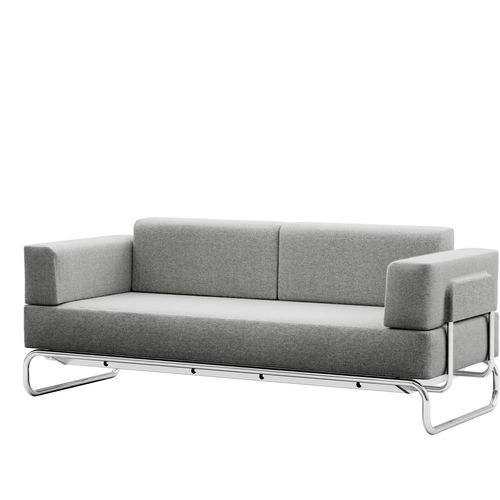 Divano modulare - S 5002/C001 - THONET - contemporaneo / in tessuto / in pelle