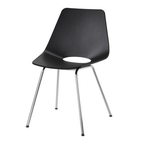 Sedia contemporanea - S 661 - THONET - da interno / in compensato stampato / in legno tinto