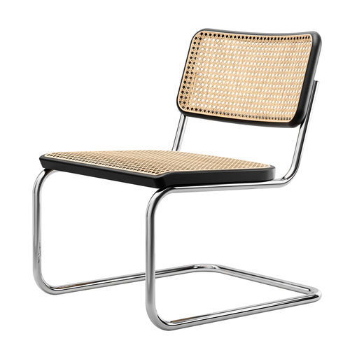 Poltrona contemporanea - S 32 VL - THONET - in tessuto / in faggio / in rovere