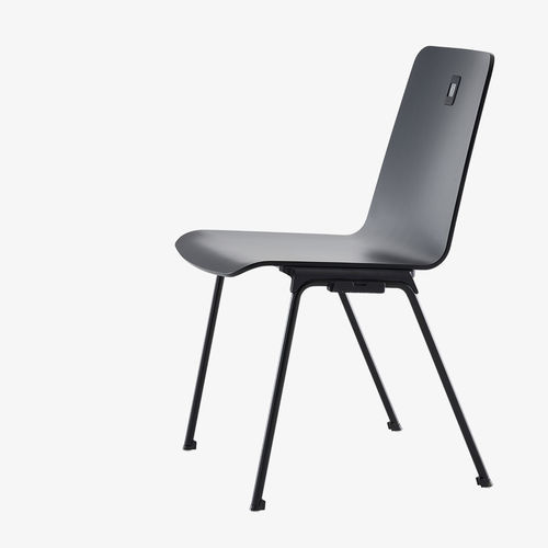 Sedia da pranzo moderna - S 762 - THONET - da interno / in plastica / in compensato stampato