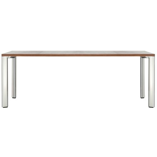 Tavolo da conferenza contemporaneo - A 1700 EVO - THONET - in legno / con supporto in alluminio / rettangolare