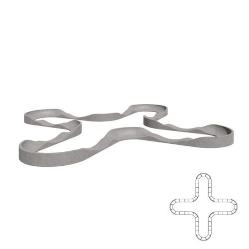 Pump track per skatepark - 01168 - Cross Circuit - A Amop Synergies - modulare / per bikeparks / tipo wave