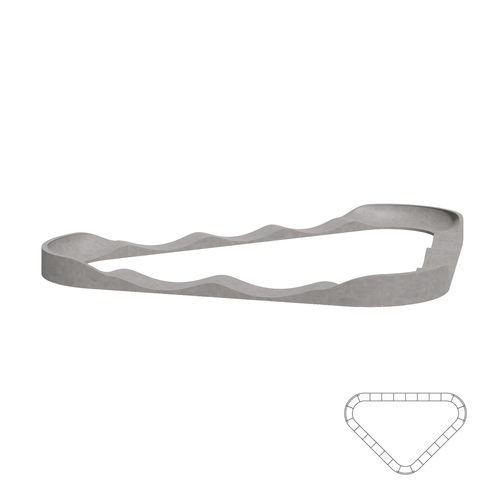 Pump track per skatepark - 01142 - Triangle Circuit - A Amop Synergies - modulare / per bikeparks / tipo wave