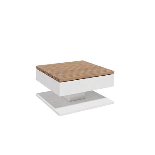 Panca per spazi pubblici design minimalista - CÚBICA MODEL 1 MT - A Amop Synergies - in legno / in calcestruzzo / senza schienale