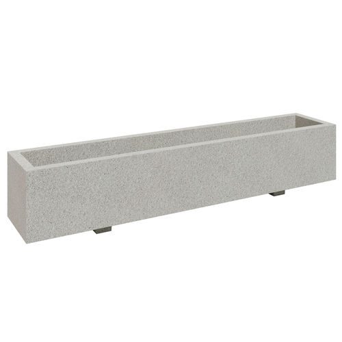 Fioriera in calcestruzzo - MUL R1 - 01404 - A Amop Synergies - rettangolare / modulabile / con supporti
