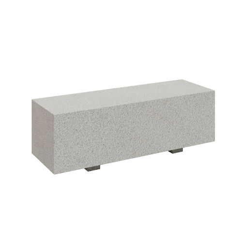 Panca per spazi pubblici design minimalista - MUL - 01407 - A Amop Synergies - in calcestruzzo / senza schienale / senza braccioli
