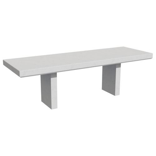 Tavolo design minimalista - TOKYO - 01162 - A Amop Synergies - in calcestruzzo / con supporto in calcestruzzo / rettangolare