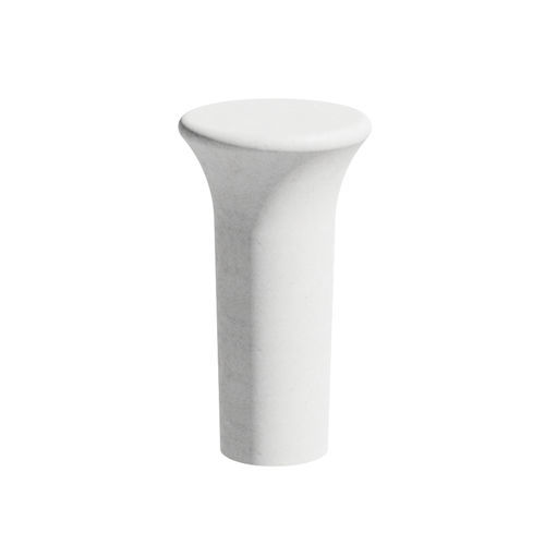 Sgabello design organico - AMOPLAY &copy; - 03019 - A Amop Synergies - in calcestruzzo / con base centrale / per spazio pubblico