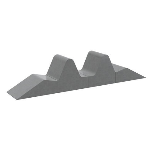 Lettino prendisole design minimalista - 4C1 Solution - 01305 - A Amop Synergies - in calcestruzzo / per spazio pubblico / modulare