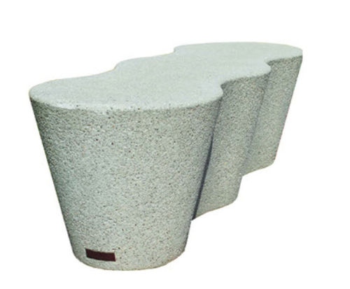 Panca per spazi pubblici design originale - SOLTAS : DONK TRIPLE - A Amop Synergies - in calcestruzzo