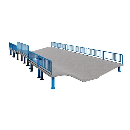 Rampa per skatepark tipo wave - D 1315 - A Amop Synergies - per skatepark / in calcestruzzo