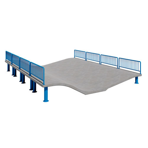 Rampa per skatepark tipo wave - B 01313 - A Amop Synergies - in calcestruzzo