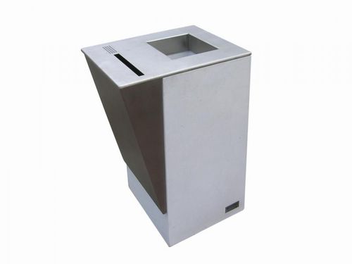 Portarifiuti pubblico - COMBI CITIZEN - A Amop Synergies - in acciaio inossidabile / in acciaio COR-TEN® / in calcestruzzo