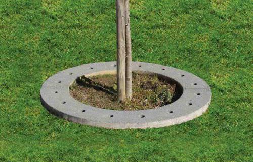 Griglia per alberi rotonda - SOLTAS :GREEN S - A Amop Synergies - in calcestruzzo