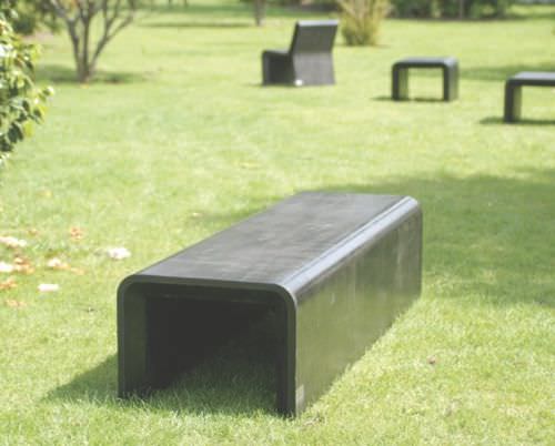 Panca per spazi pubblici contemporanea - AR PURO : COLLECTIVE BENCH A - A Amop Synergies - in calcestruzzo