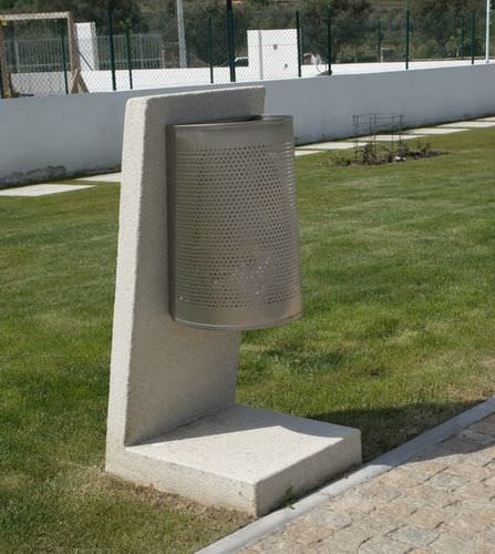 Portarifiuti pubblico - GÓIS - A Amop Synergies - in acciaio inossidabile / in calcestruzzo / senza coperchio
