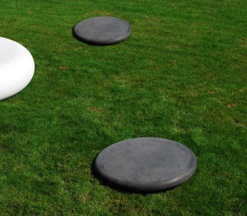 Panca per spazi pubblici design organico - LANDSCAPES : TOPPER XL - A Amop Synergies - in calcestruzzo