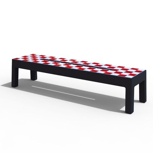 Panca per spazi pubblici classica - LUGARCOMUM: CONCRETE BENCH - A Amop Synergies - in calcestruzzo