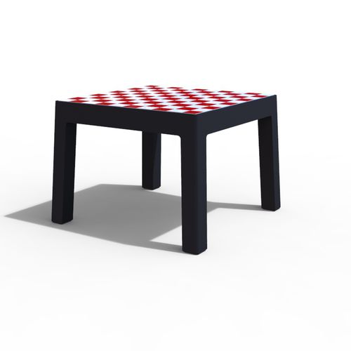 Tavolo da picnic classico - LUGARCOMUM: CONCRETE TABLE - A Amop Synergies - in calcestruzzo / quadrato / per spazio pubblico