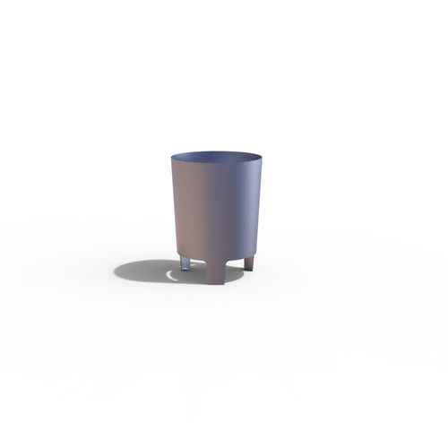 Portarifiuti pubblico - LUGARCOMUM: STEEL PAPER BIN S - A Amop Synergies - in acciaio / senza coperchio / contemporaneo