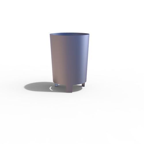 Portarifiuti pubblico - LUGARCOMUM: STEEL PAPER BIN L - A Amop Synergies - in acciaio / senza coperchio / contemporaneo