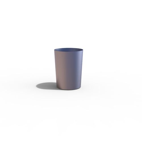 Fioriera in acciaio - LUGARCOMUM: STEEL PLANTER S - A Amop Synergies - rotonda / contemporanea / per spazi pubblici