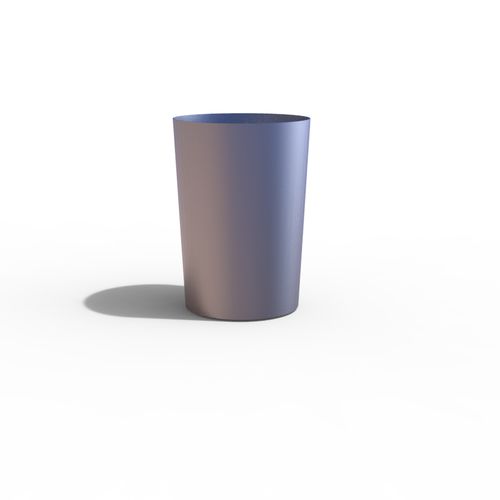 Fioriera in acciaio - LUGARCOMUM: STEEL PLANTER L - A Amop Synergies - rotonda / contemporanea / per spazi pubblici